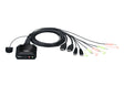EAN 4710469340468 - ATEN CS22H-AT interruptor KVM Negro imagen 1