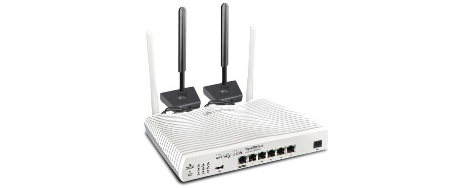 Router Draytek Vigor 2866lac Inalámbrico Gigabit Ethernet Doble Banda (2,4 Ghz 5 Ghz) 4g Blanco