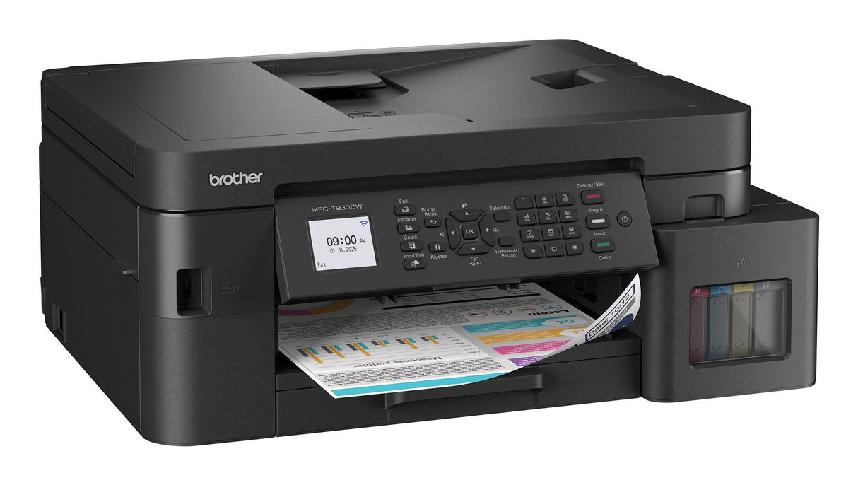 Impresora De Inyección De Tinta Inalámbrica Todo En Uno Brother Mfc-T930dw