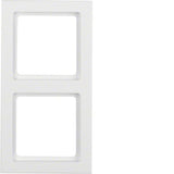 Berker 10126099 Rahmen Q.3 Polarweiss, Samt