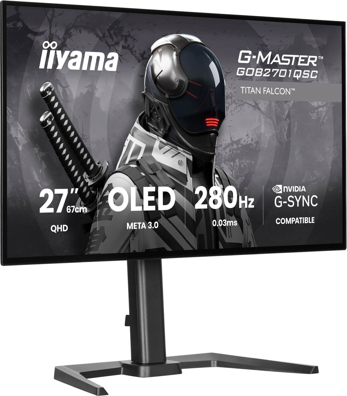 EAN 4948570127948 - iiyama G-MASTER GOB2701QSC-B1 pantalla para PC 68,6 cm (27") 2560 x 1440 Pixeles Negro imagen 3