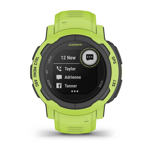 Smartwatch Garmin Instinct 2 Z Czujnikiem TäTna Hrm Elevate (Limonkowy / Limonkowy Pasek)