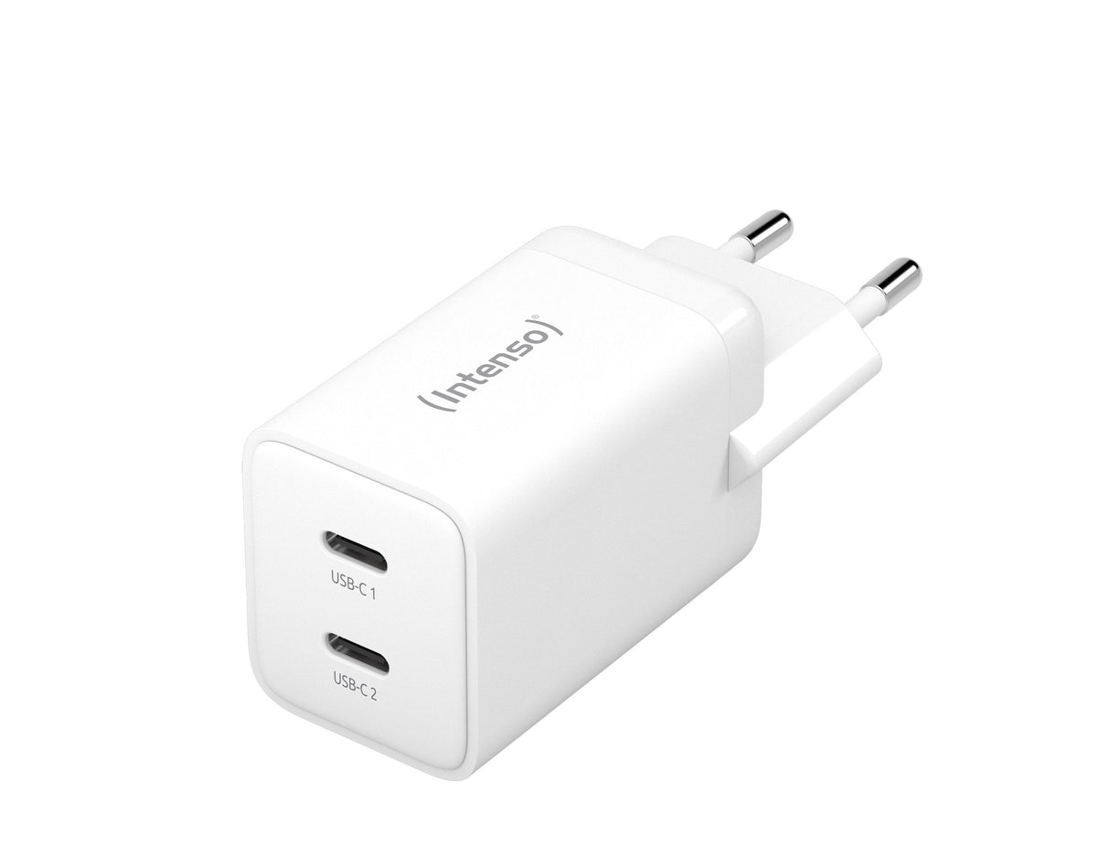 Cargador Pared Intenso Gan W40cc 2xusb C Blanco