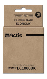 Tinta Actis Kb-1000bk (Reemplazo De Brother Lc1000bk / Lc970bk - Estándar - 36 Ml - Negro)
