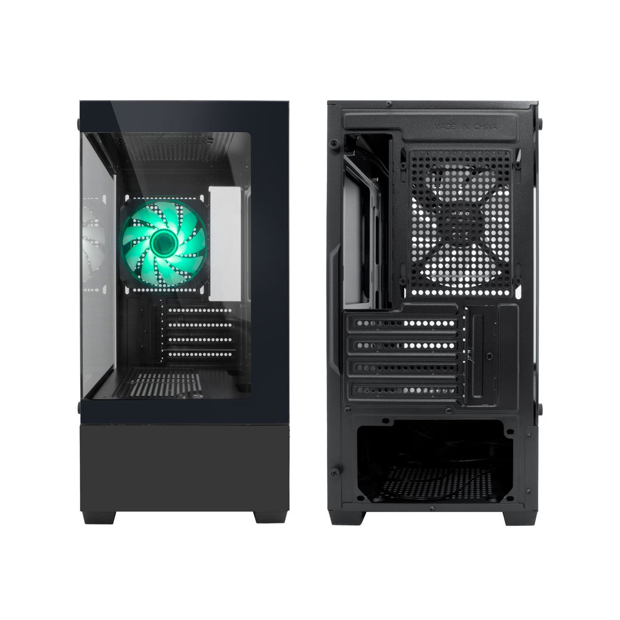 Caja Sobremesa Microatx Gm200 Vision Lite Negro Coolbox