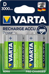 Varta Pila Recargable Power D Hr20 3000mah Blister X2