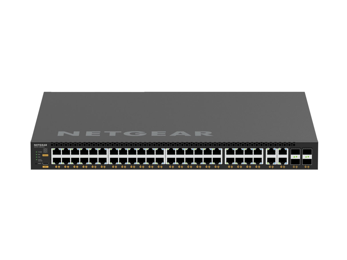 Netgear M4350-44m4x4v Gestionado L3 2.5g Ethernet (100/1000/2500) Energía Sobre Ethernet (Poe) 1u Negro