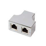 Logilink Mp0037 Adaptador De Cable Rj-45 2 X Rj-45 Plata