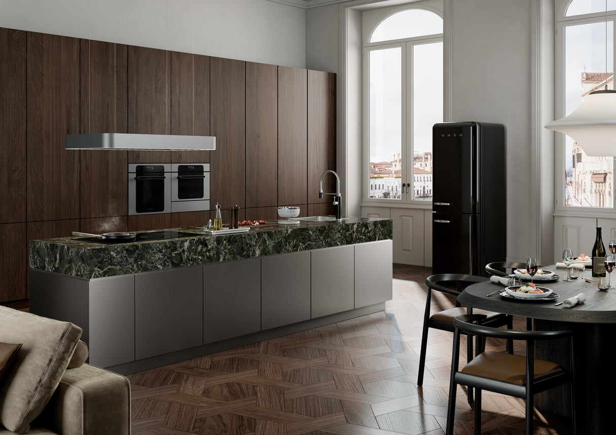 Smeg Fpf2002blm Bratpfanne, 20 Cm, Keramik, Edelstahlgriff, Mattschwarz