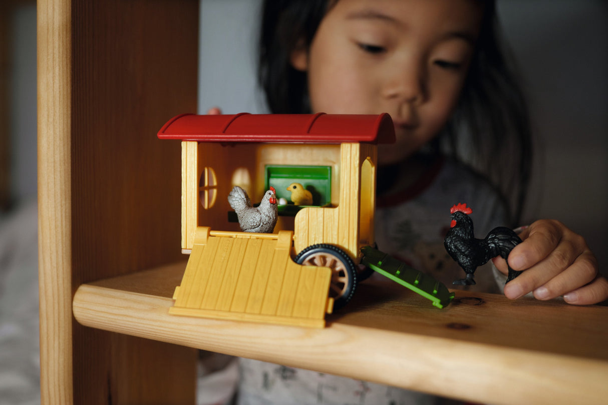 Schleich Gallinero Móvil Farm World 42572