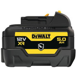 Batería Dewalt Xr Dcb126g, 12volt 5ah Negro/Amarillo, Protección De La Carcasa Contra Productos Químicos, Ácidos Y Combustibles Dcb126g-Xj