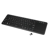 Teclado Aleman Logilink Id0188 Rf Inalámbrico Touchpad Qwertz Negro