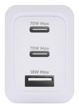 Dbramante1928 Adaptador De Corriente 70 Vatios Conectores De Salida: 3 Europa Blanco