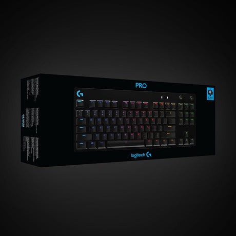 EAN 5099206086425 - Logitech G PRO teclado Juego USB QWERTY Internacional de EE.UU. Negro imagen 8