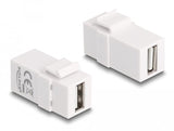 Keystone Modul Usb 2.0 A Buchse Zu Usb 2.0 A Buchse Weiss