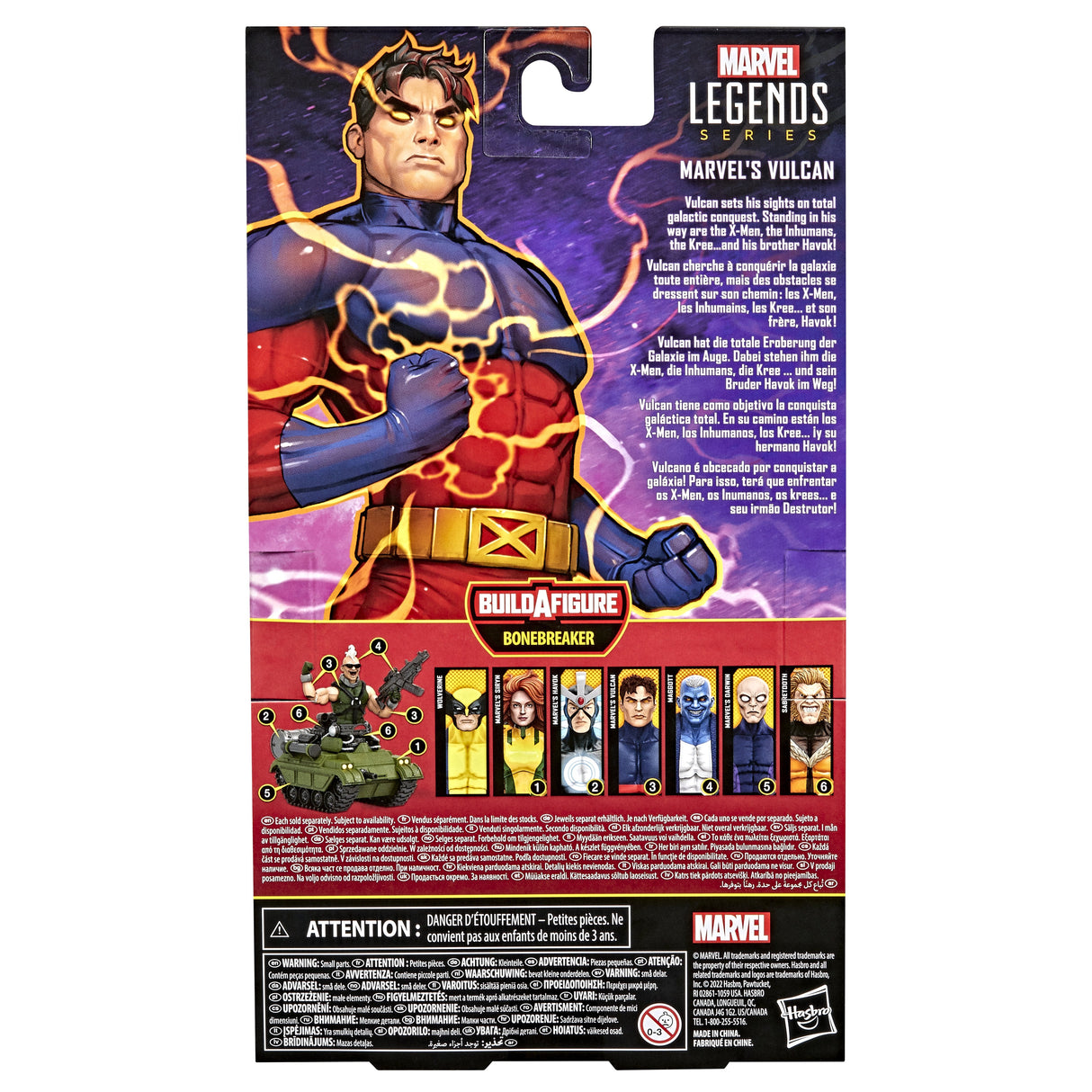 Figura Vulcan X-Men Marvel Legends 15cm