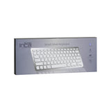 Teclado Aleman  Inca Ibk-569bt Bluetooth Metálico, Plata