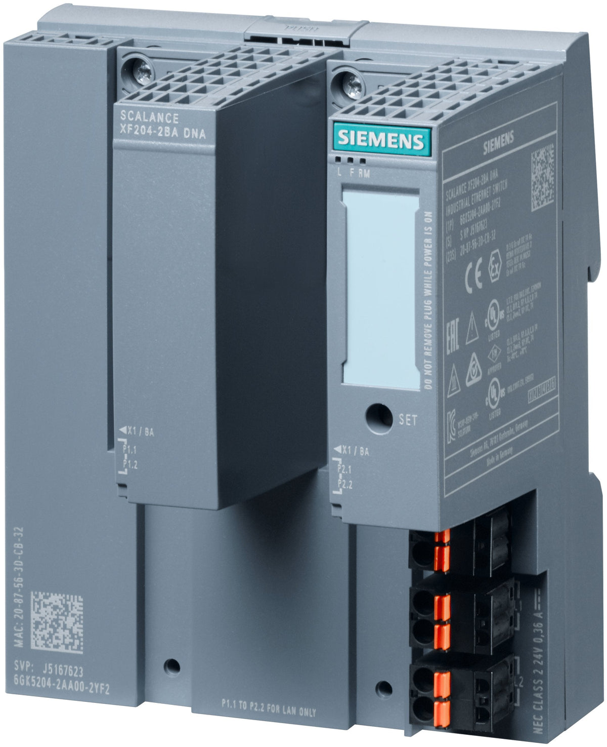 Siemens 6gk5204-2aa00-2yf2 Industrial Ethernet Switch 10 - Switch - 0,1 Gbps