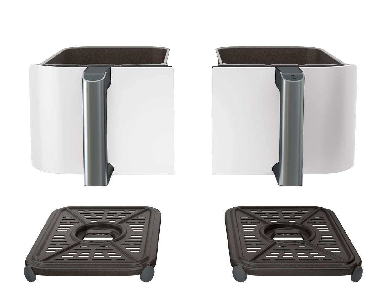 EAN 0622356261180 - Ninja AF400EU Doble 9,5 L Independiente 2470 W Freidora de aire caliente Blanco imagen 14