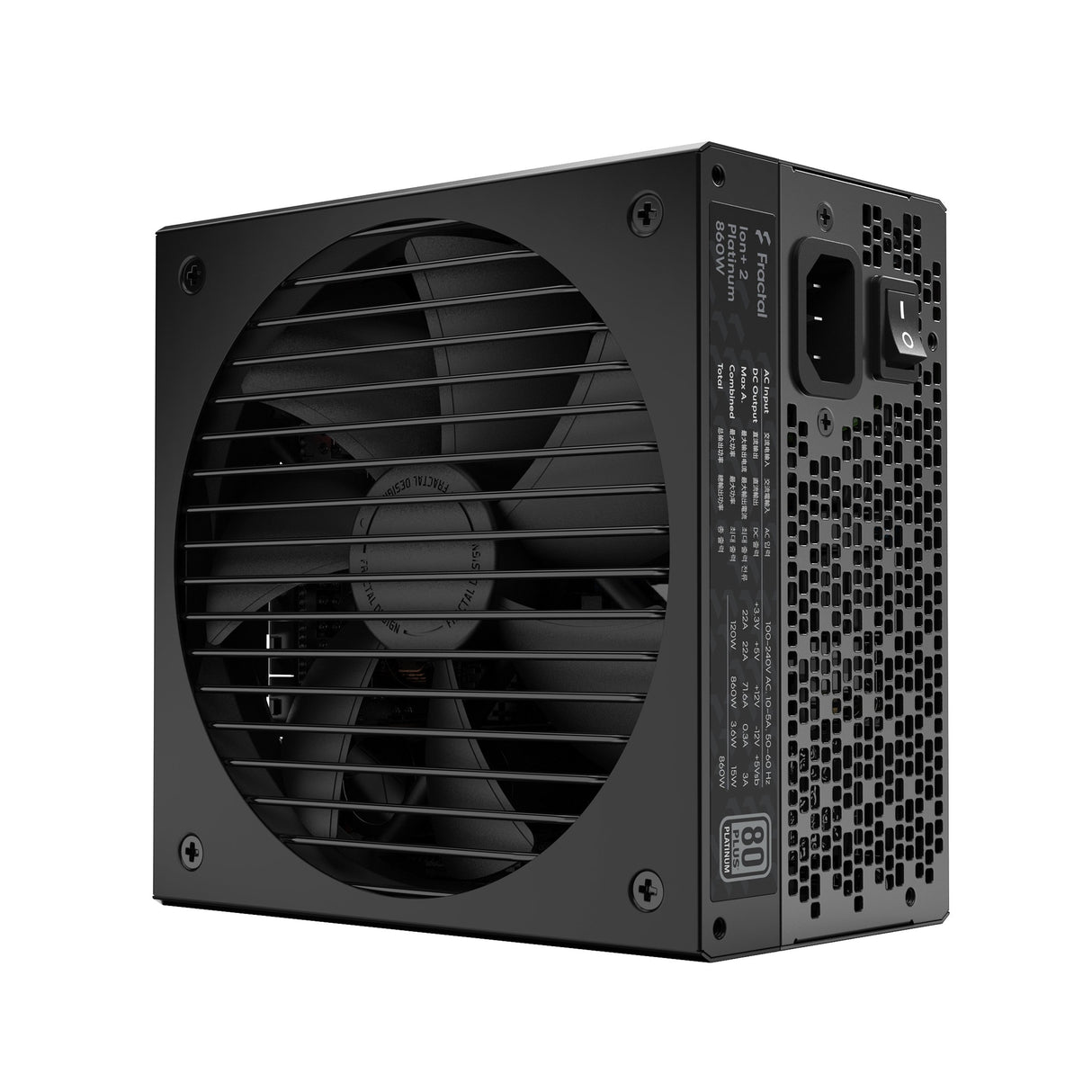 EAN 7340172702887 - Fractal Design Ion+ 2 Platinum 860W unidad de fuente de alimentación 20+4 pin ATX ATX Negro imagen 1
