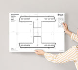 Soporte B-Tech Twin Cantilever 190,5 Cm (75") Pared Negro