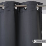 Pack 2 Unid. Cortina Ocultación Gris 135x240cm