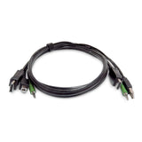Startech.Com 1,8m Displayport Kvm Cable Usb 2.0 3,5mm Audio Universell Kompatibles Kombikabel Fur Kvm Switch Taa