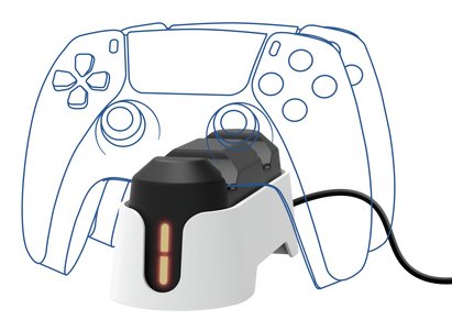 Estación De Recarga Doble Trust Gaming Gxt 228 Duo Charge Dock Para Ps5