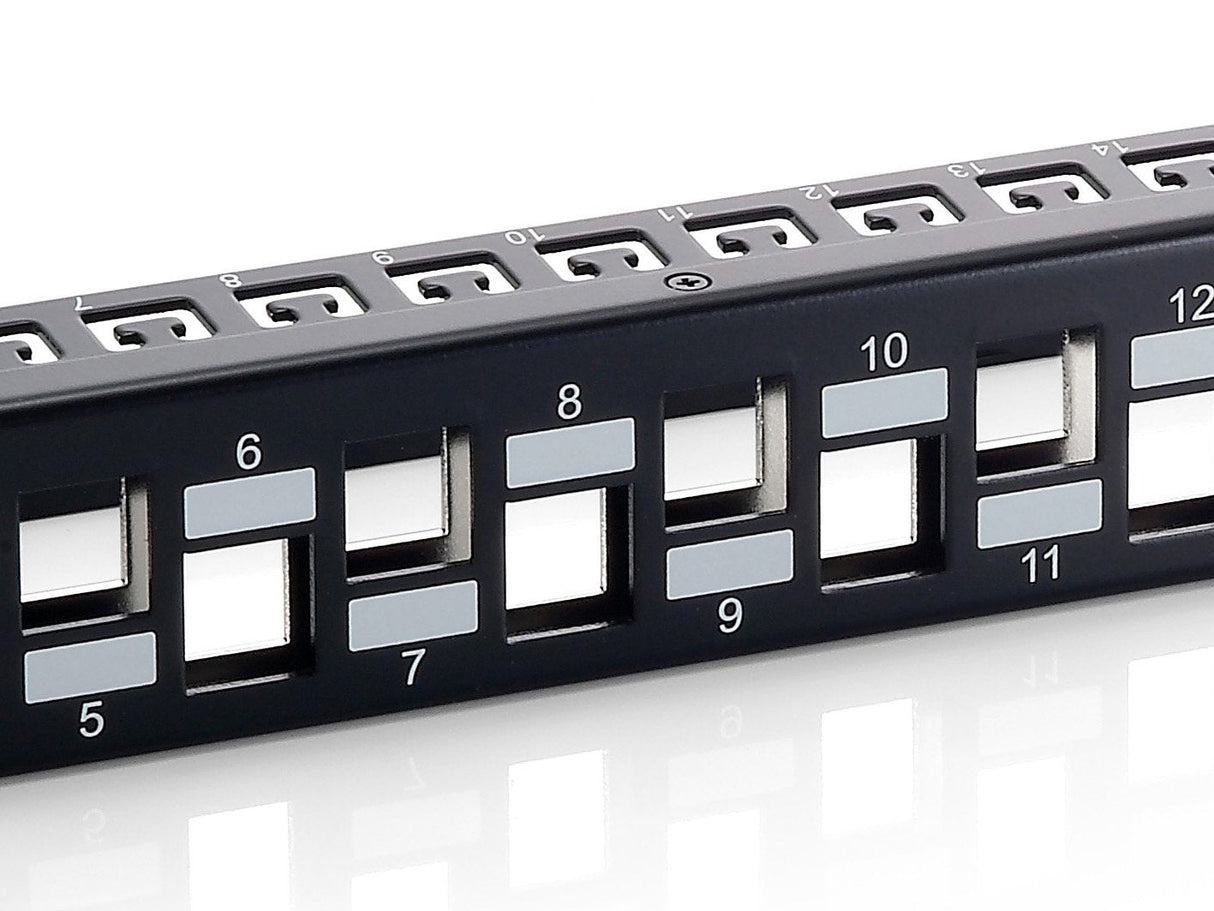 Equip Patchpanel 24x Rj45 Cat6a 19" 1he Keymone