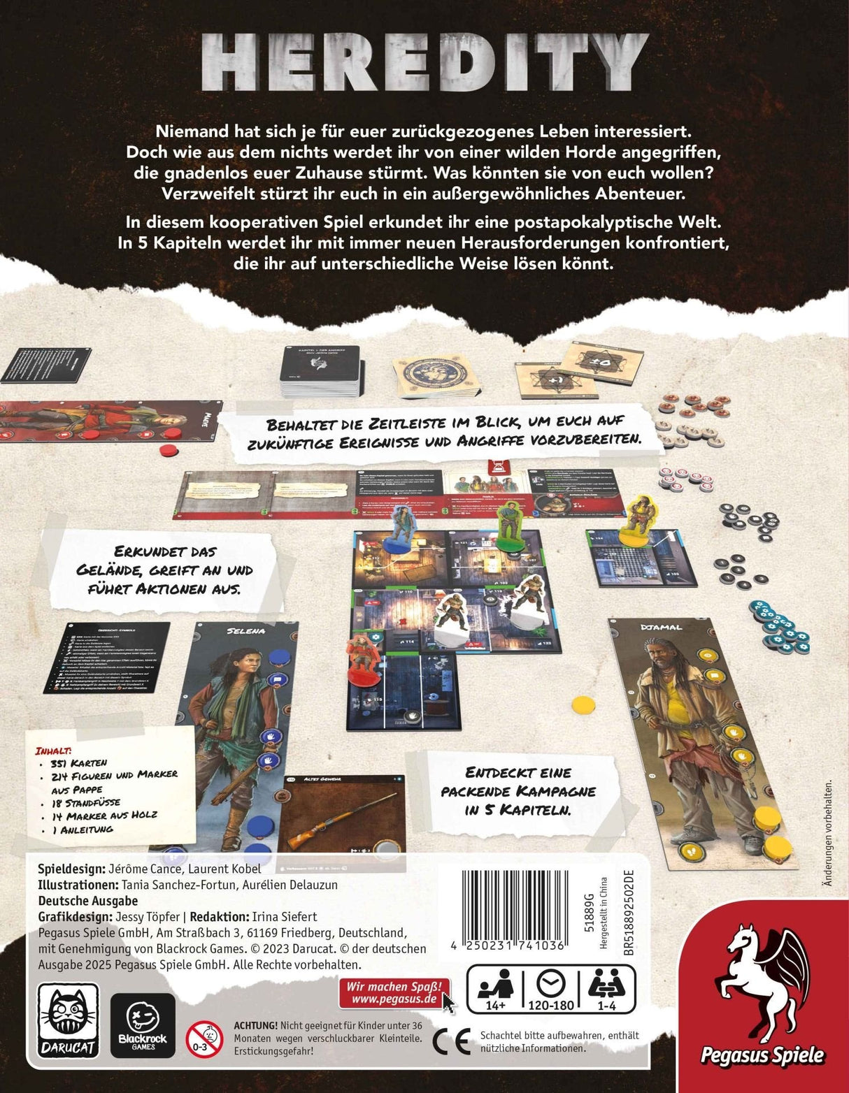 Pegasus Heredity - La Historia Del Cisne, Juego De Mesa 51889g