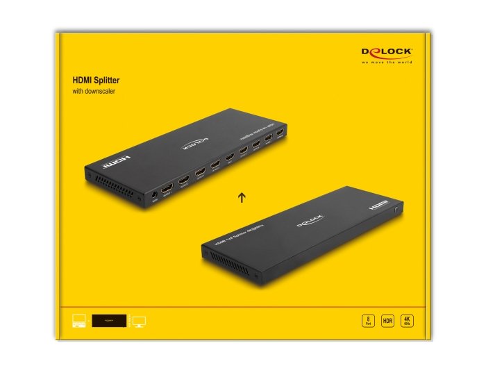 EAN 4043619186549 - DeLOCK 18654 divisor de video 8x HDMI imagen 4