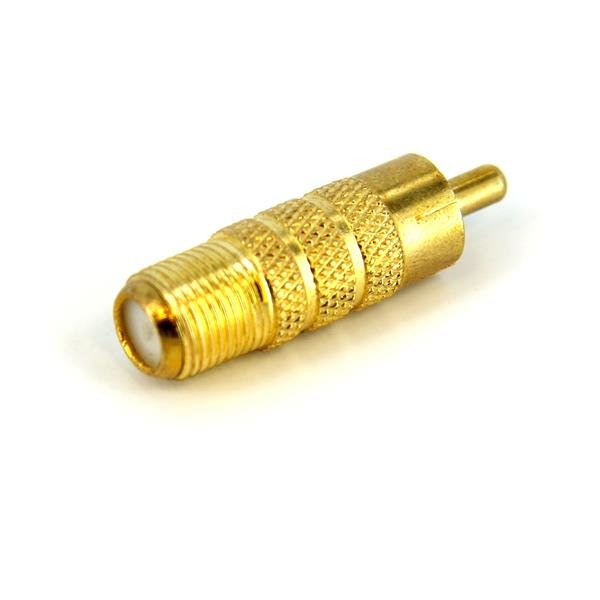 Adaptador Conversor Rca A      Cabl Coaxial Tipo F Macho A Hembra