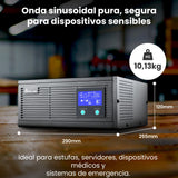 Extralink Ex.31148 Adaptador E Inversor De Corriente Auto 1600 W Negro
