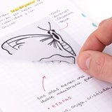 Milan Bloc Notas Adhesivas 50h 76x76mm Plástico Translúcidas