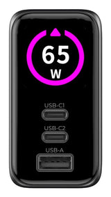 Mobile Origin 65w Gan Charger Pw20 2x Usb-C + Usb-A