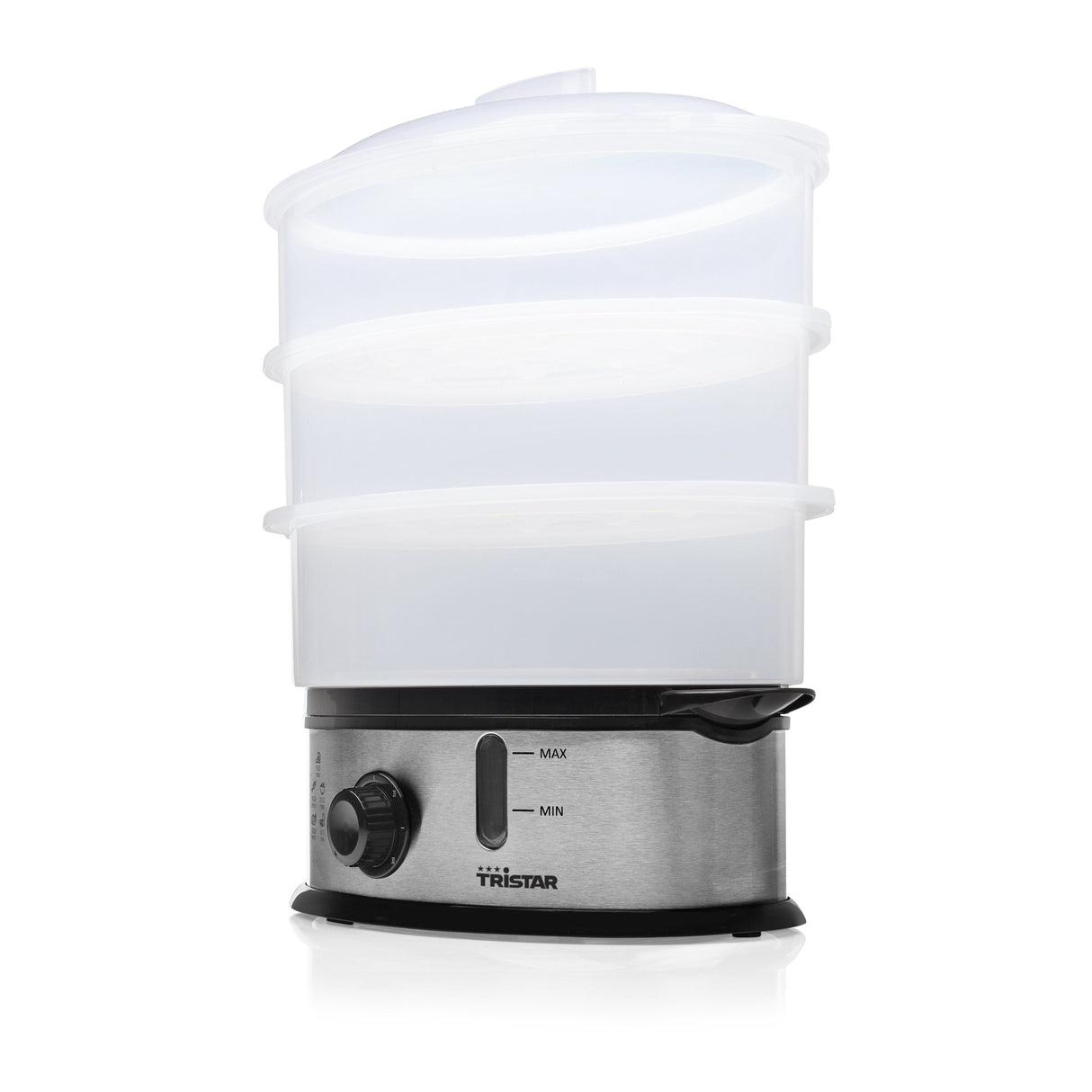 Deshidratador Tristar Comida Steamer Vs-3914 Plata, 1200w, Capacidad 11l