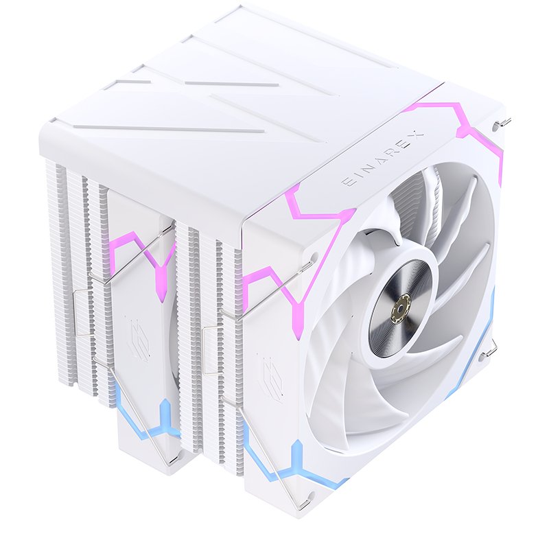 EAN 6977277369199 - Einarex EXAC-VT-300-R-W sistema de refrigeración para ordenador Procesador Refrigerador de aire 12 cm Bla imagen 4