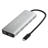 Estación De Conexión Hub Multipuerto J5create Usb4 8k 1x8k Hdmi/2xusb3.2/2xusb-C/Rj45 2.5g Plata Jcd403-N