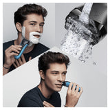 Braun Series 3 Shave&Style 3010bt Máquina De Afeitar De Láminas Recortadora Negro, Azul
