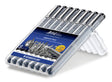 EAN 4007817309247 - Staedtler pigment liner 308 rotulador de punta fina Negro 8 pieza(s) imagen 1