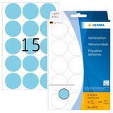 Herma Adhesive Labels Blue 32mm 32 Sheets 111x170 480 Pcs. 2273 Etiquetas