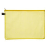 Foldersys Bolsa Con Cremallera A4 Amarillo