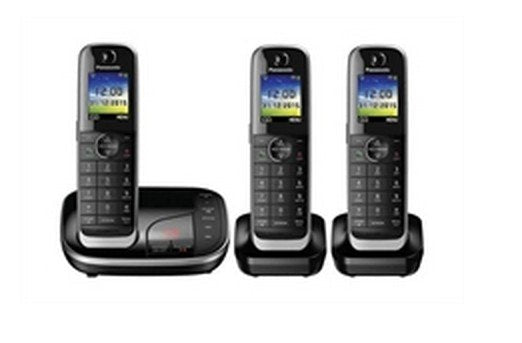 Panasonic Kx-Tgj323 Teléfono Dect Negro Identificador De Llamadas