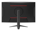 Lc-Power Lc-M32qc Pantalla Para Pc 80 Cm (31.5") 2560 X 1440 Pixeles Quad Hd Lcd Negro, Rojo