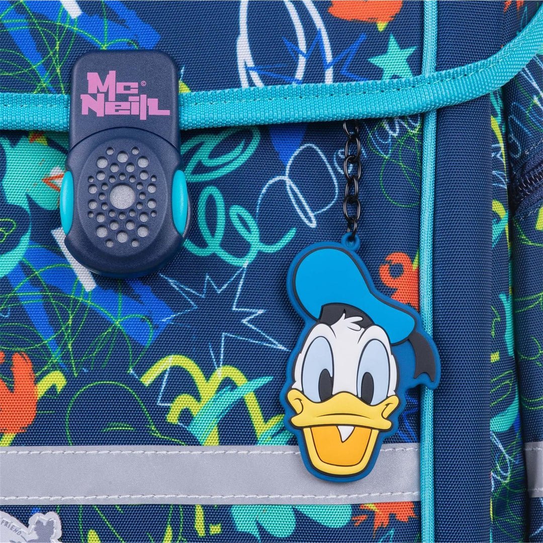Mcneill Juego De Mochila Escolar Perfecto 5tlg. Donald Duck