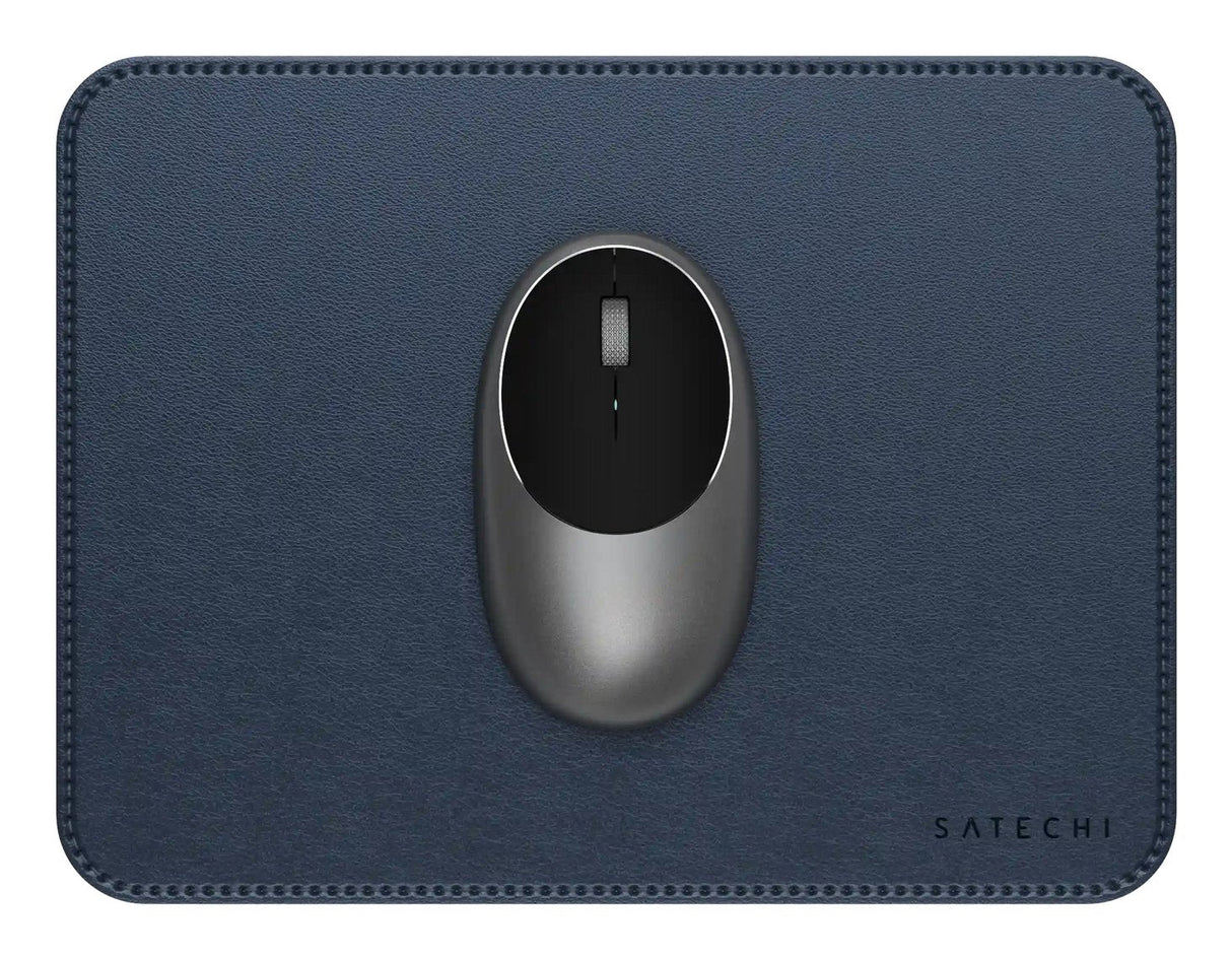 Satechi Vegan-Leather Premium Mouse Pad Blau