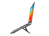 Soporte De Portátil Conceptronic Thana11g Ergo Hasta 17.3" Plegable 8 Niveles Max 5kg Gris