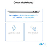 Portátil Hp Omnibook X 14-Fe1004ns Copilot+Pc, Qc Snapdragon X Plus X1p-42-100, 16gb, 512gb Ssd, 14", W11 - Plata
