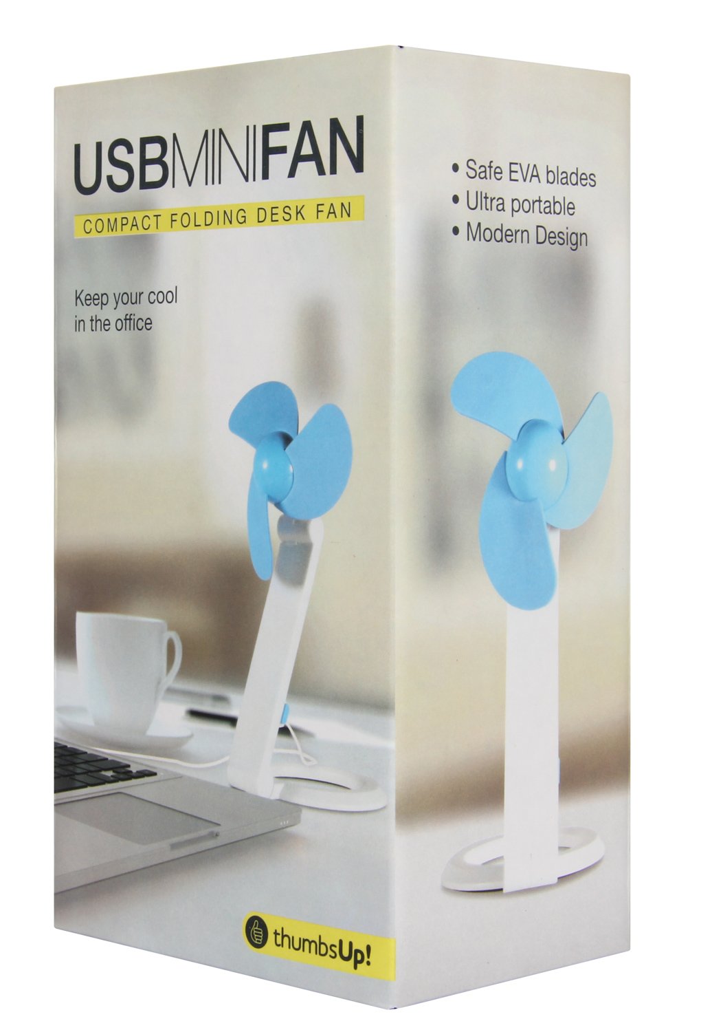 Ventilador  Thumbs Up De Mesa Usb Azul Blanco