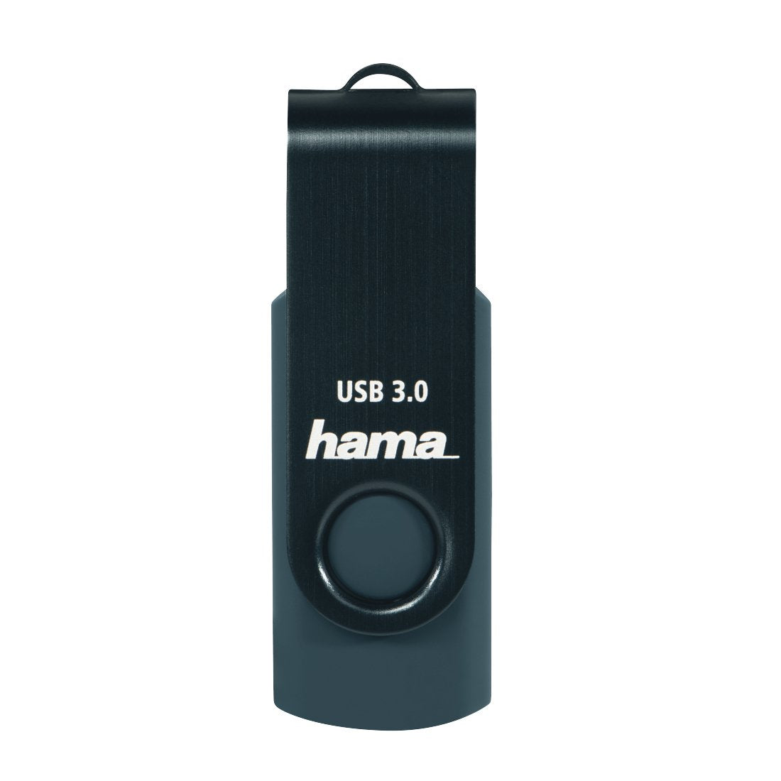 Hama Rotate Memoria Pendrive Usb 3.0 - 128gb De Capacidad - 90mb/S De Transferencia - Tapa Giratoria - Cuerpo Metalico